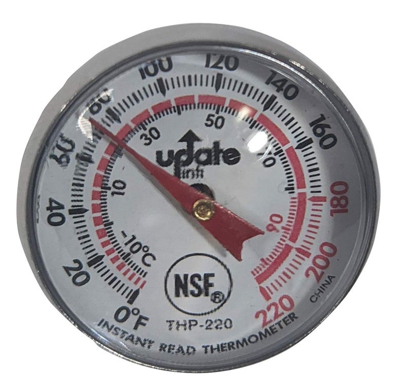 Update International (THP-220) 5 1/2" Long Dial Pocket Thermometer - Image 3